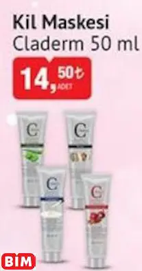 CLADERM KİL MASKESİ CLADERM KİL MASKESİ